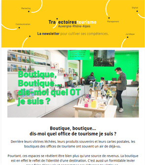 Newsletter formation tourisme trajectoires tourisme