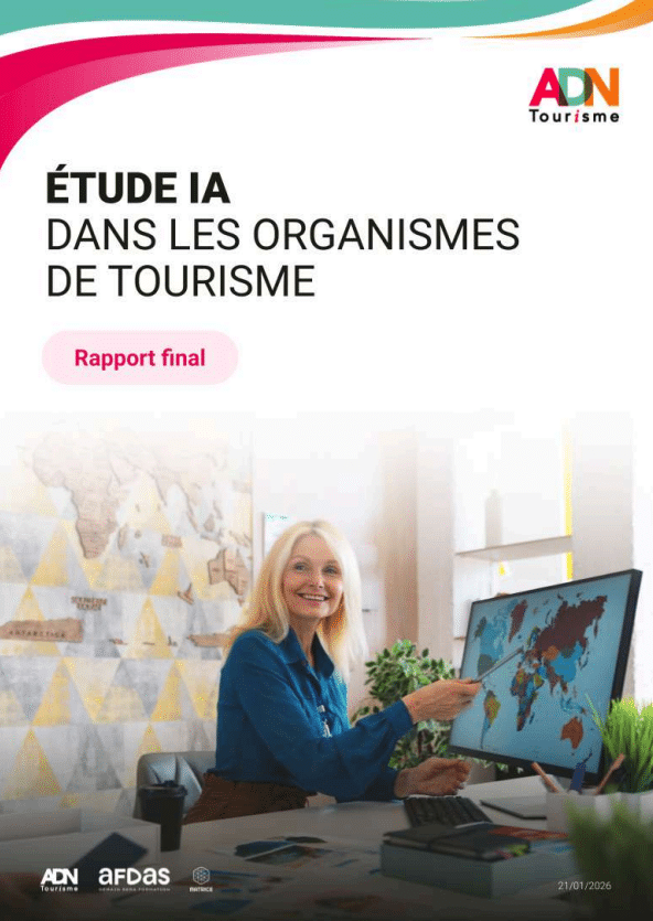 Couverture de l'étude IA ADN Tourisme_2026
