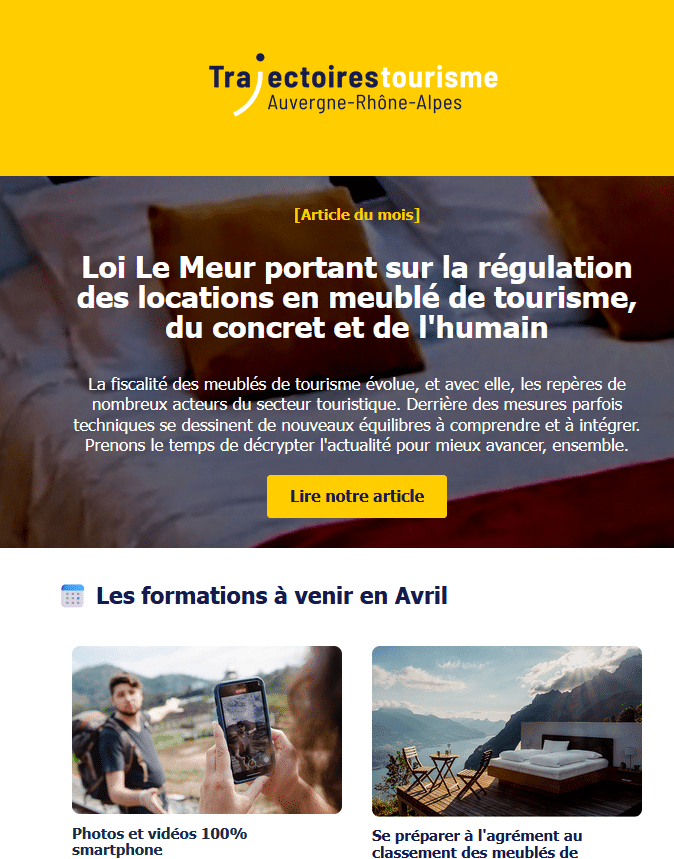 Newsletter d'Avril 2026