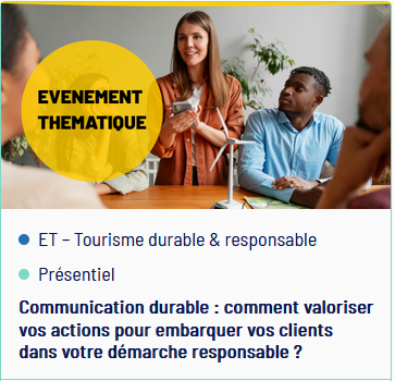 Aperçu d'un Evenement Thématique enjeux du communication durable