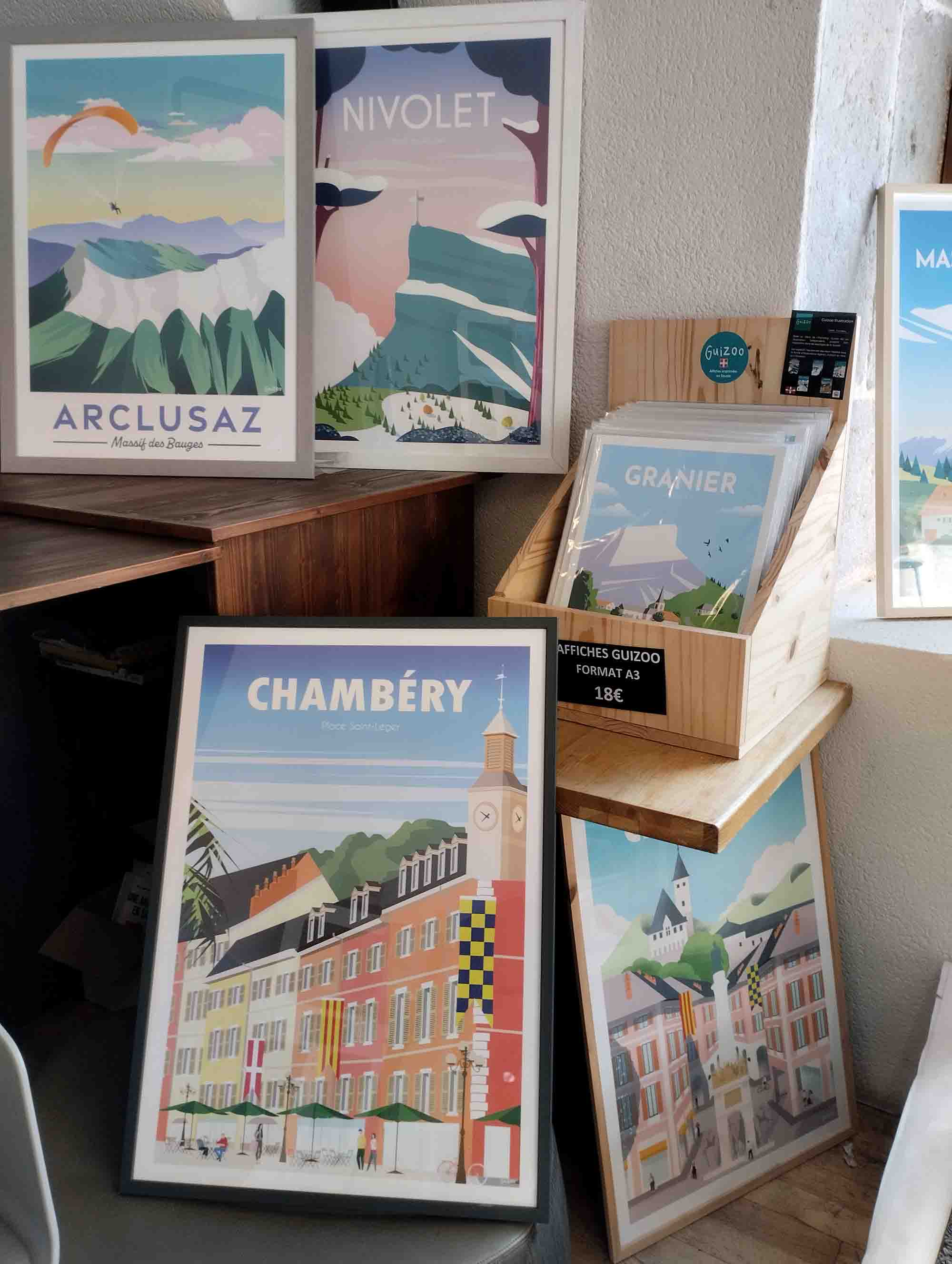 Exemple d'affiches illustrateur Guizoo